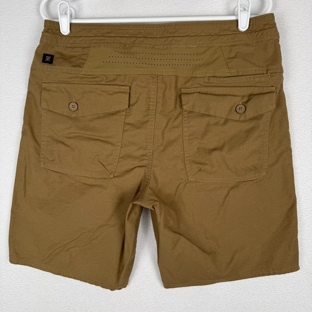 Roark Layover 2.0 Trail Shorts Mens 32 Brown Hybrid Utility Hiking Outdoors